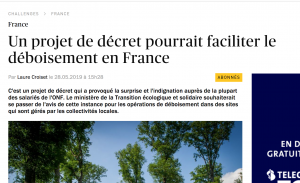 Pétition déboisement 